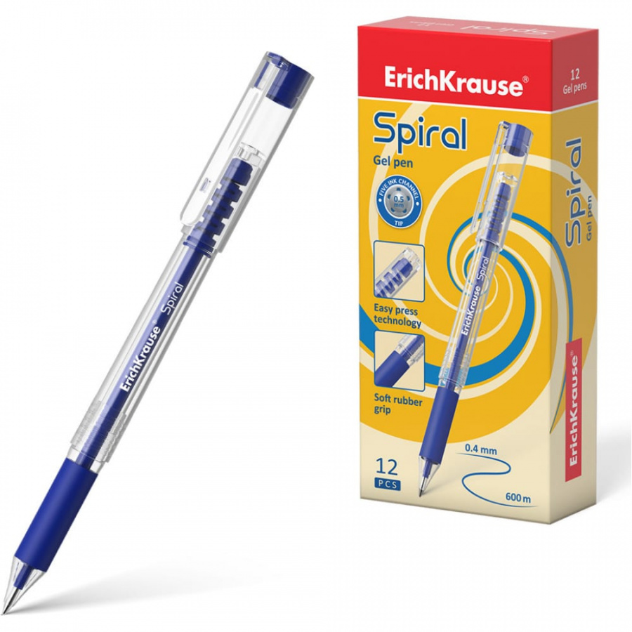 Гелевая ручка ErichKrause Spiral
