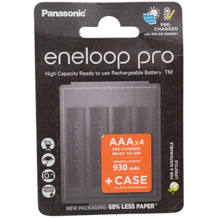 Аккумуляторы Panasonic eneloop pro BK-4HCDEC4BE УТ-00000701