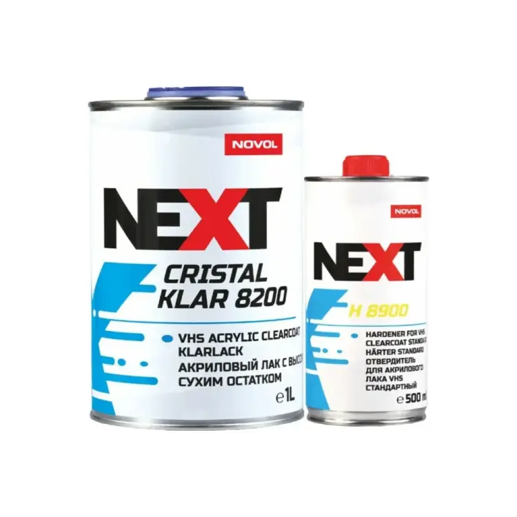 Акриловый лак NOVOL NEXT CRISTAL KLAR 8200 2К 90885-90902