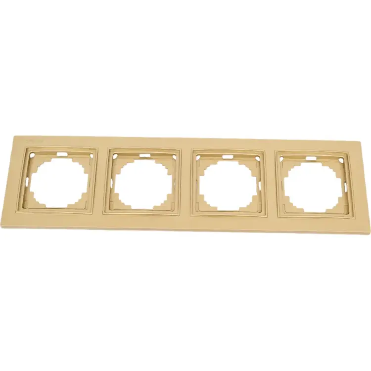 Четырехместная рамка Nilson THOR Metallic 27150094