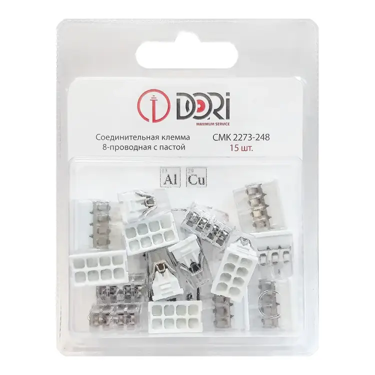Соединительная 8-проводная клемма DORI CMK 2273-248 47162