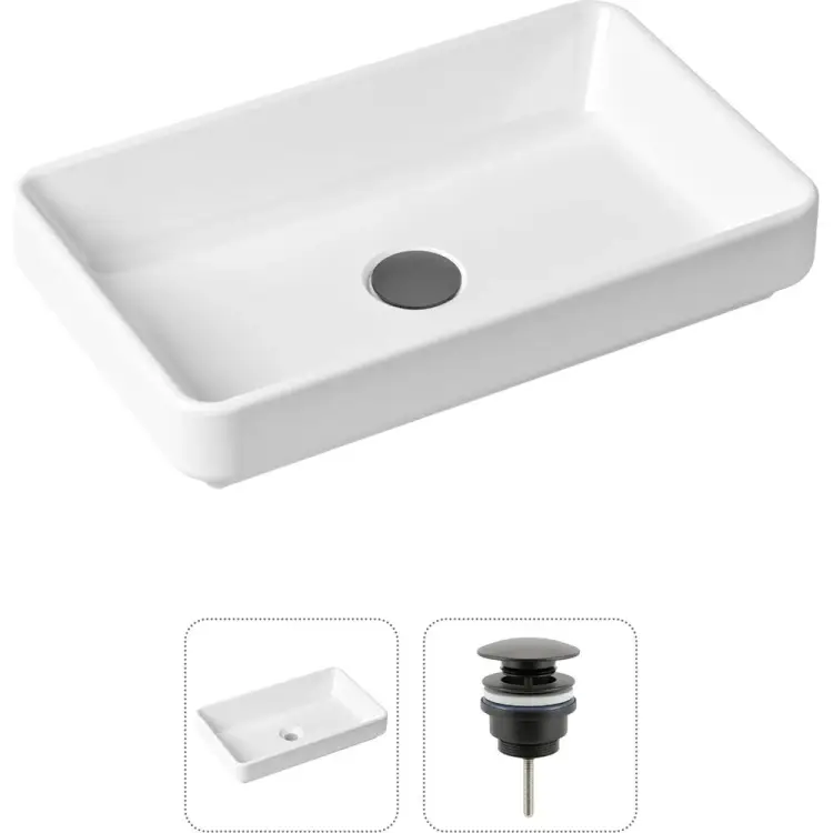 Накладная раковина для ванной Lavinia Boho Bathroom Sink Slim 21520811