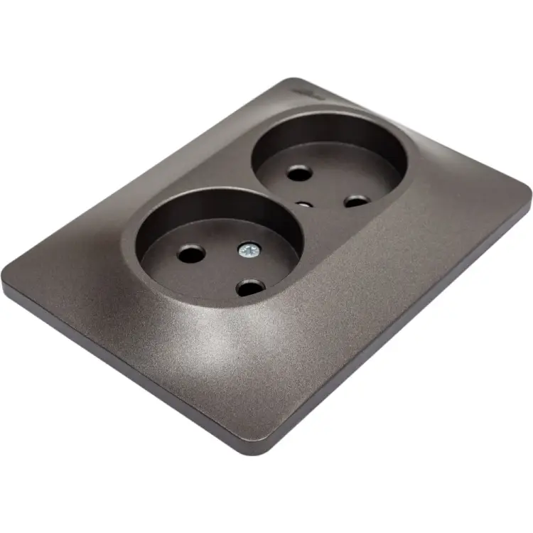 Двухместная розетка Systeme Electric GLOSSA GSL001320