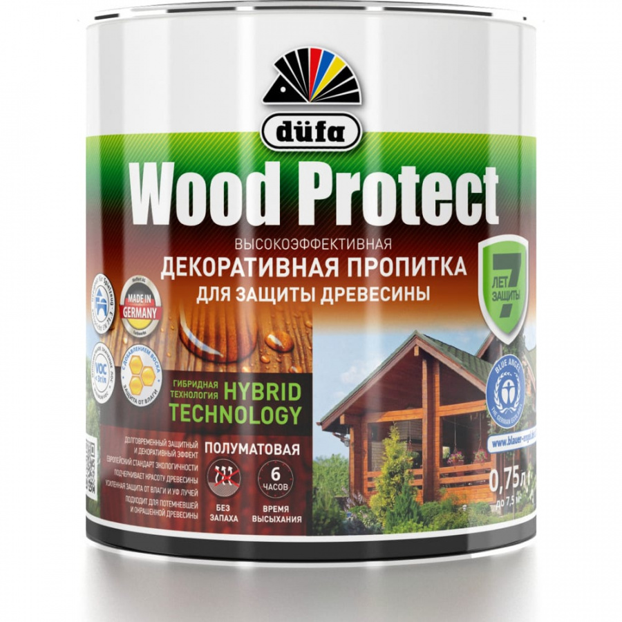 Пропитка для защиты древесины Dufa Wood Protect