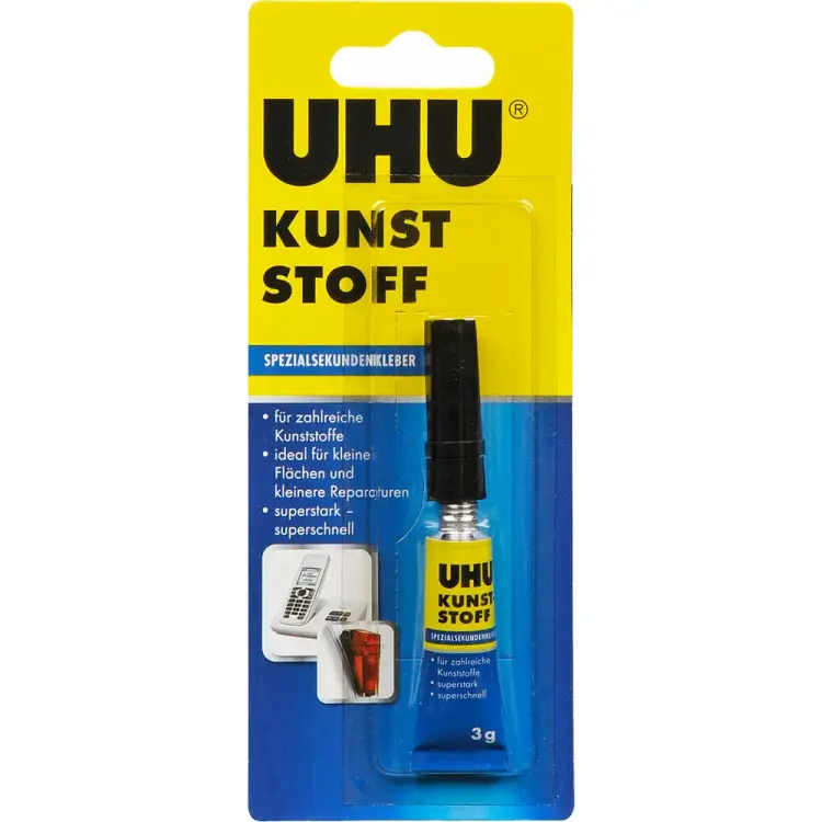Клей UHU KUNST STOFF секундный 47705