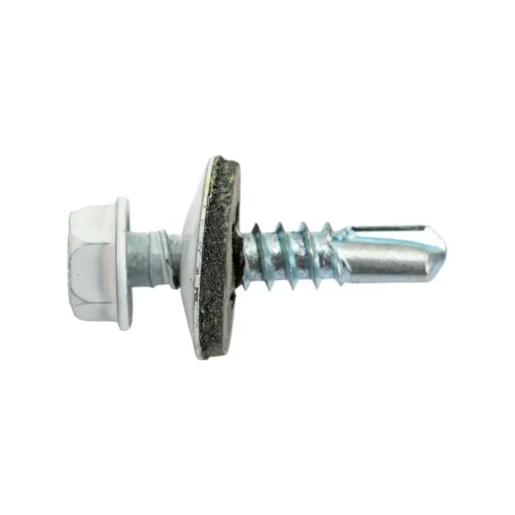 Кровельный саморез качественный крепеж 5.5/25 RAL9003200 белый (200 шт.) 1000181