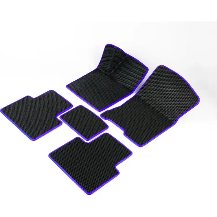 Автомобильные коврики для BMW 5 (Е34) 1988-1997 (БМВ Е34) Vicecar DL4014-фиолетовый