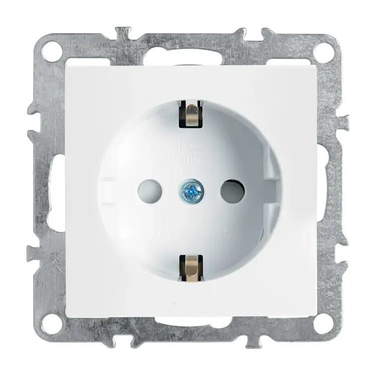 Одноместная розетка STEKKER Эрна PST16-9110-01 39317