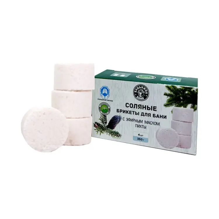 Соляные брикеты для бани Бацькина баня 23010 Соляные брикеты для бани Бацькина баня 23010