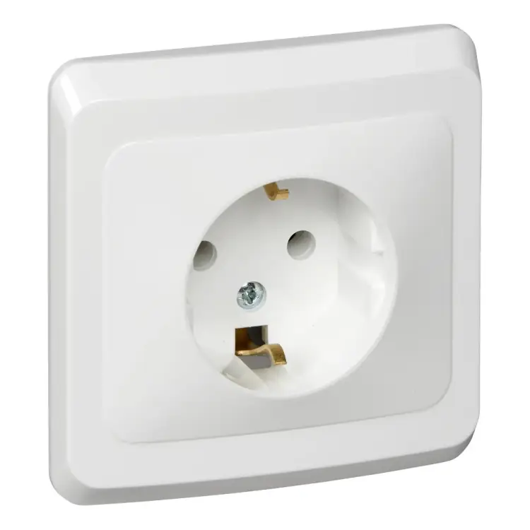 Одноместная розетка Systeme Electric Этюд PC16-003B