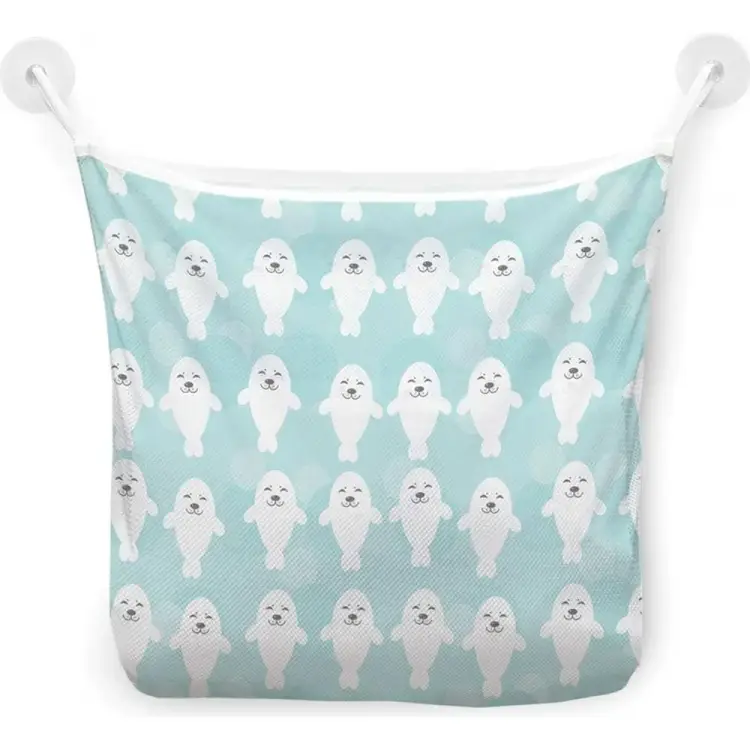 Настенная сетка-органайзер для ванной для игрушек JOYARTY Танец морских котиков tgb_11860