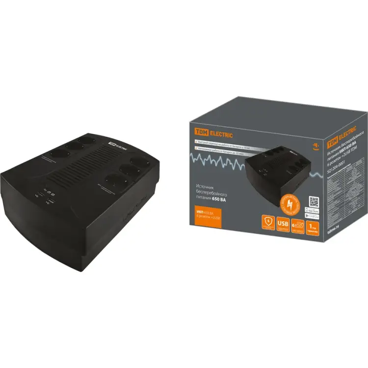 Источник бесперебойного питания TDM ELECTRIC SQ1204-0001