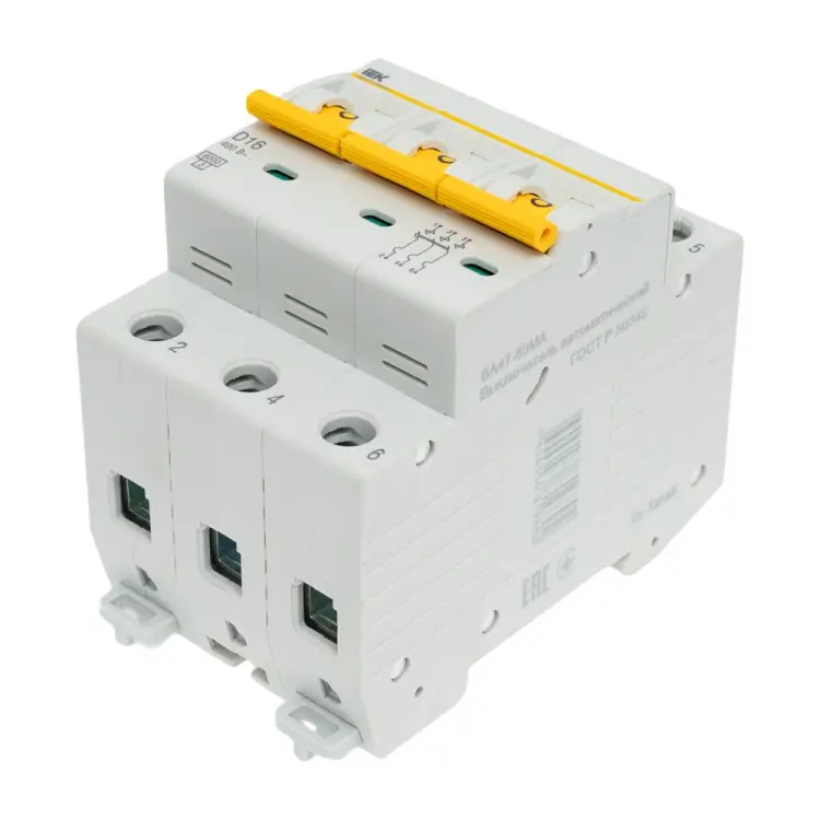 Автоматический выключатель IEK ВА47-60МА MVA33-3-016-D