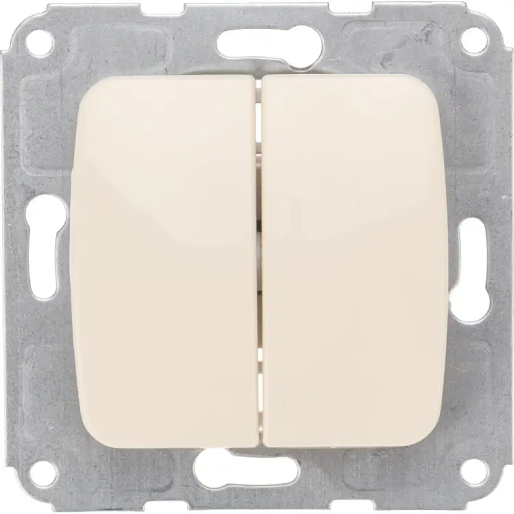 Двухклавишный механизм выключателя KRANZ dea KR-78-0232