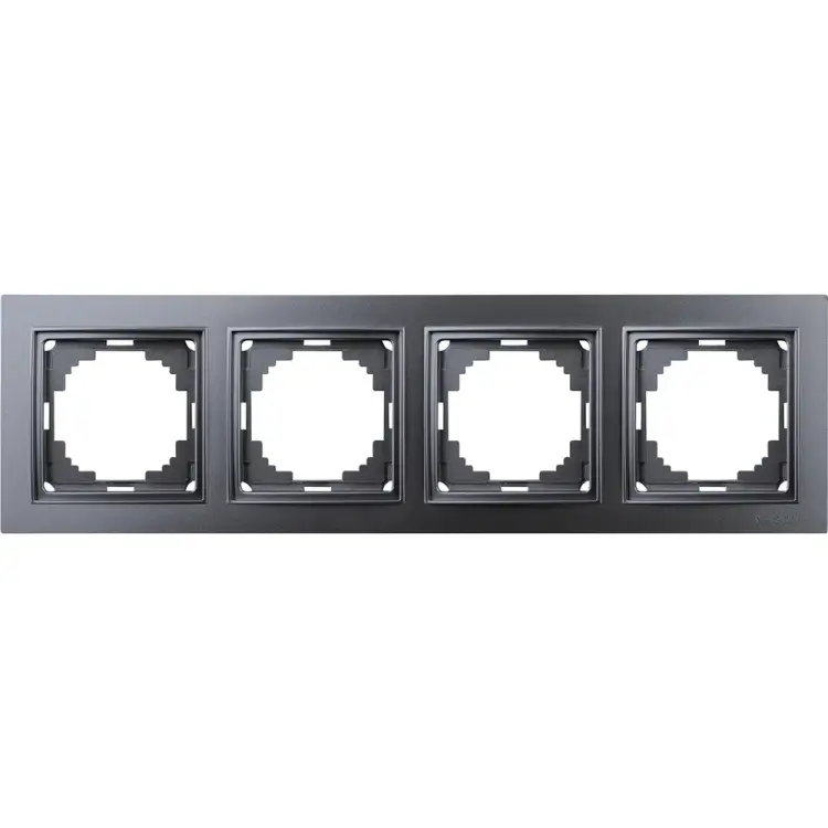Четырехместная рамка Nilson THOR Metallic 27160094