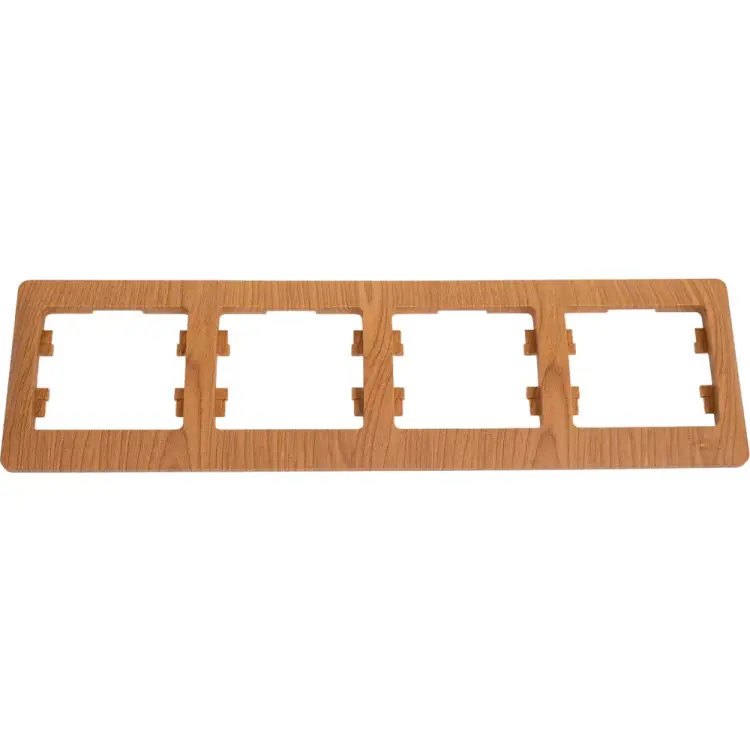 Горизонтальная четырехпостовая рамка Systeme Electric GLOSSA GSL000504