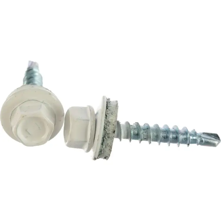 Кровельный саморез Госкреп 4,8х28 RAL 9003 белый 60 шт. КР.011991