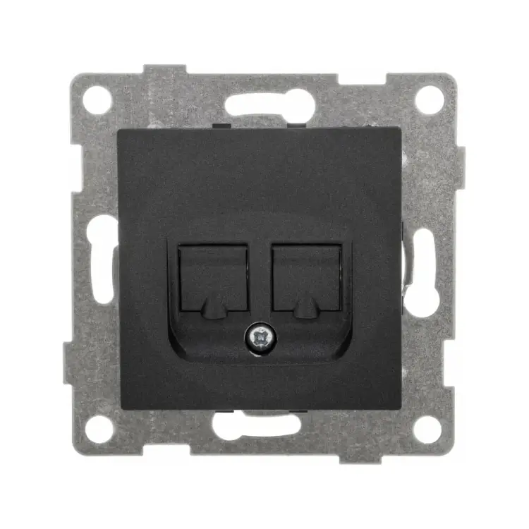 Двойной механизм телефонной розетки GUSI Electric Ugra С11Т2-010