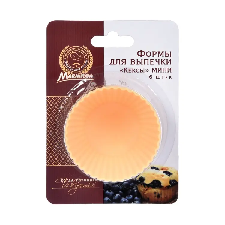 Силиконовые формы для выпечки MARMITON Кексы мини 11160 Силиконовые формы для выпечки MARMITON Кексы мини 11160