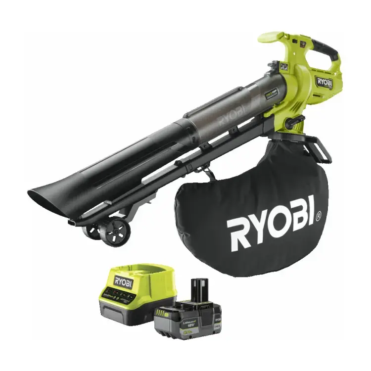 Бесщеточный садовый пылесос-воздуходувка Ryobi ONE+ 18В RY18BVXA-150 5133005666
