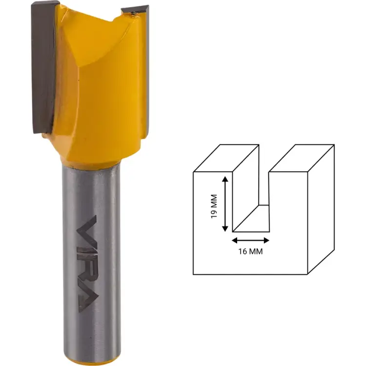 Пазовая прямая фреза VIRA 553304