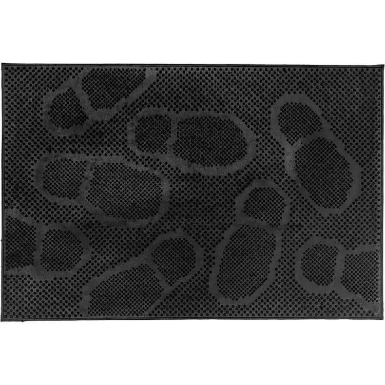 Резиновый придверный коврик ComeForte PIN MAT Следы PM-011
