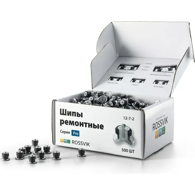 Ремонтный шип Rossvik 12-7-2 серия PRO 12-7-2 PRO Ремонтный шип Rossvik 12-7-2 серия PRO 12-7-2 PRO