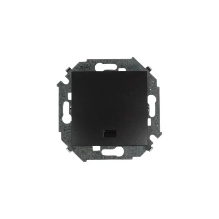 Одноклавишный кнопочный выключатель Simon 1591160-038