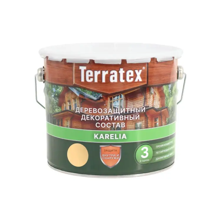 Декоративный деревозащитный состав ТЕРРАТЕКС ЭК000136997