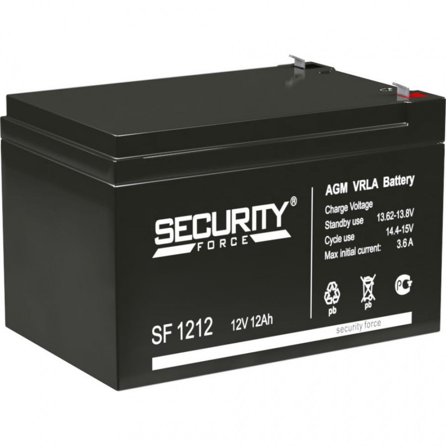 Батарея аккумуляторная Security Force SF 1212