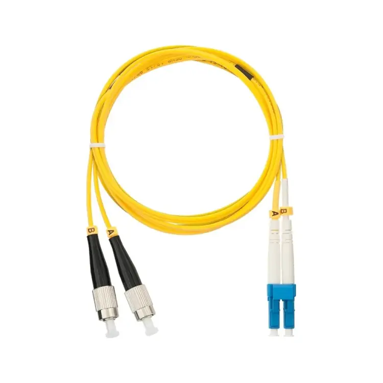 Переходной волоконно-оптический шнур NIKOMAX NMF-PC2S2C2-FCU-LCU-002 Переходной волоконно-оптический шнур NIKOMAX NMF-PC2S2C2-FCU-LCU-002