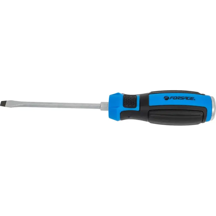 Силовая магнитная шлицевая отвертка Forsage 28124 F-7131005MS Силовая магнитная шлицевая отвертка Forsage 28124 F-7131005MS