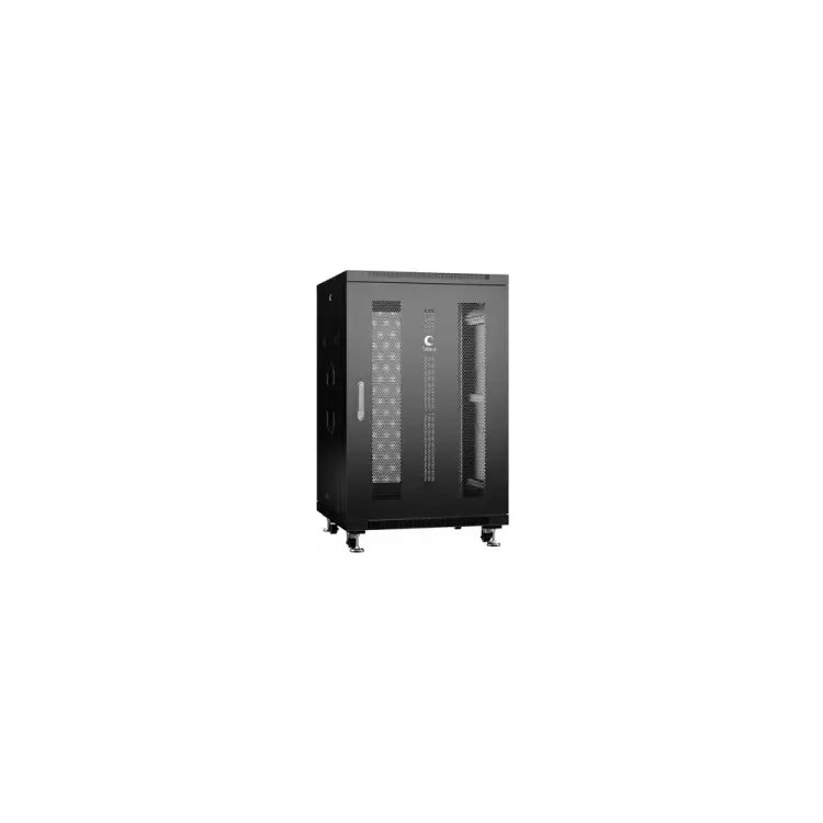 Монтажный телекоммуникационный напольный шкаф для оборудования Cabeus ND-05C-18U60/80-BK Монтажный телекоммуникационный напольный шкаф для оборудования Cabeus ND-05C-18U60/80-BK
