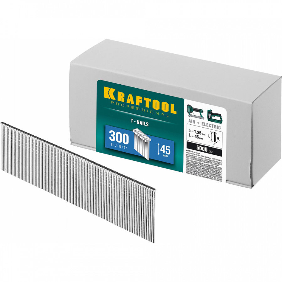 Гвозди для нейлера KRAFTOOL тип 300 (5000 шт.)