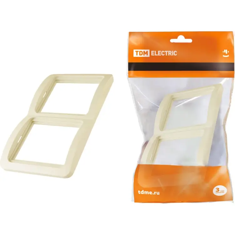Двойная вертикальная рамка TDM ELECTRIC Валдай SQ1804-0118