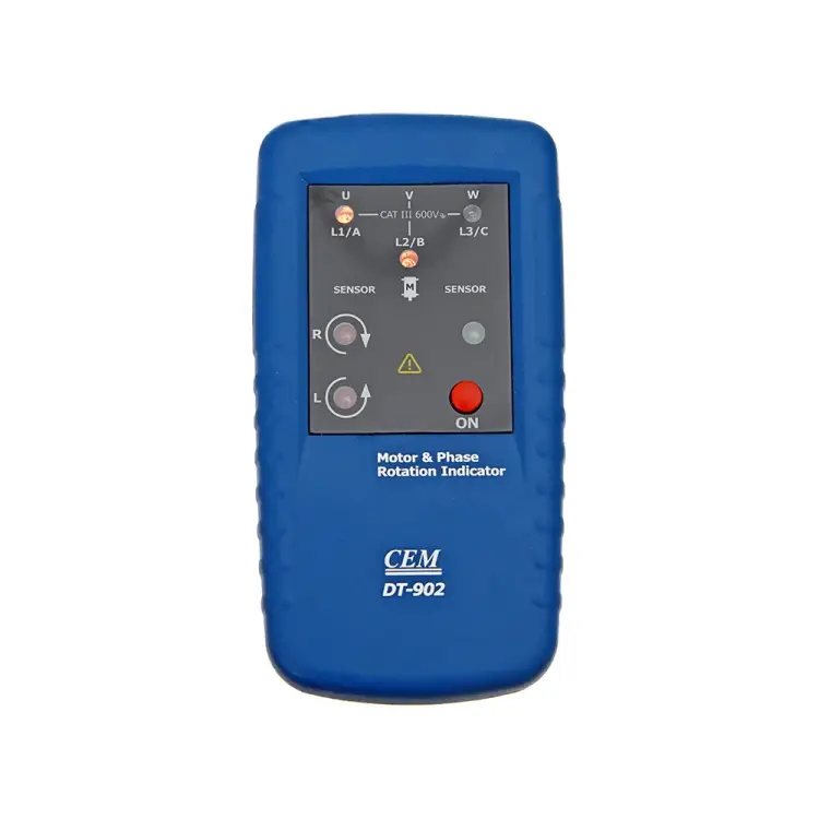 Тестер порядка обмоток электродвигателя и чередования фаз СЕМ DT-902 480892