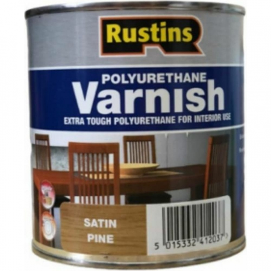 Полиуретановый лак Rustins Poly Varnish Satin Pine