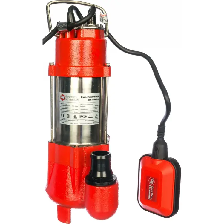 Фекальный насос QUATTRO ELEMENTI Sewage 300F Ci 910-140