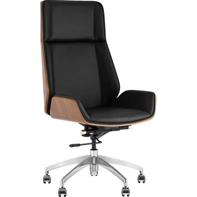 Кресло руководителя Стул Груп TopChairs Crown SN 8383-29 walnut back