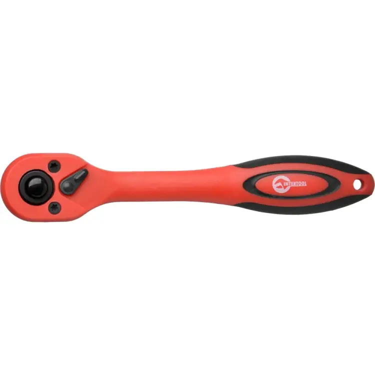 Изогнутая с храповым механизмом рукоятка INTERTOOL Professional HT-2109