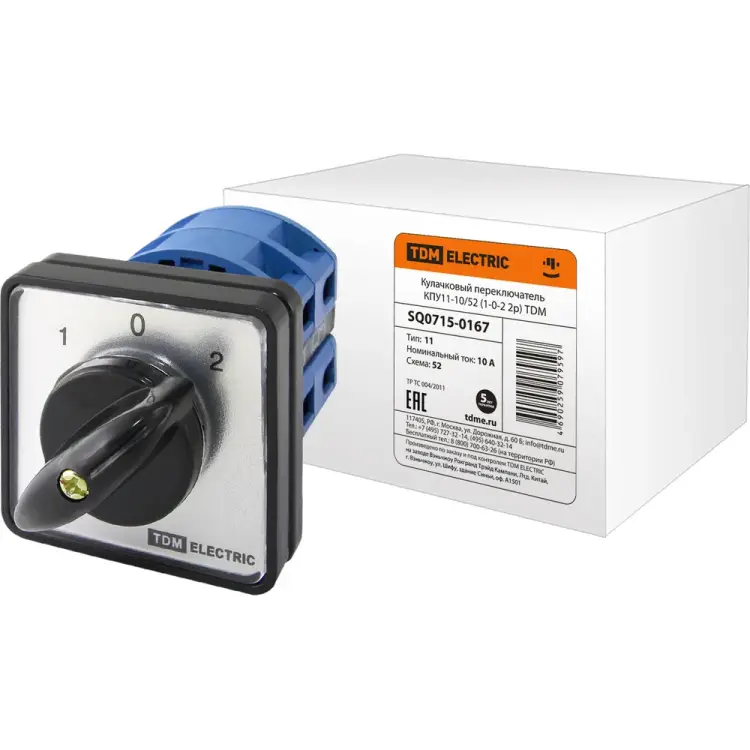 Переключатель TDM ELECTRIC КПУ11-10/52 SQ0715-0167