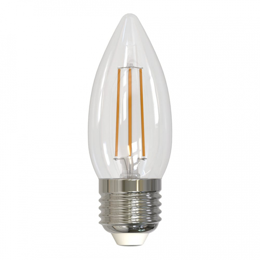 Диммируемая светодиодная лампа Uniel Air LED-C35-9W/4000K/E27/CL/DIM GLA01TR