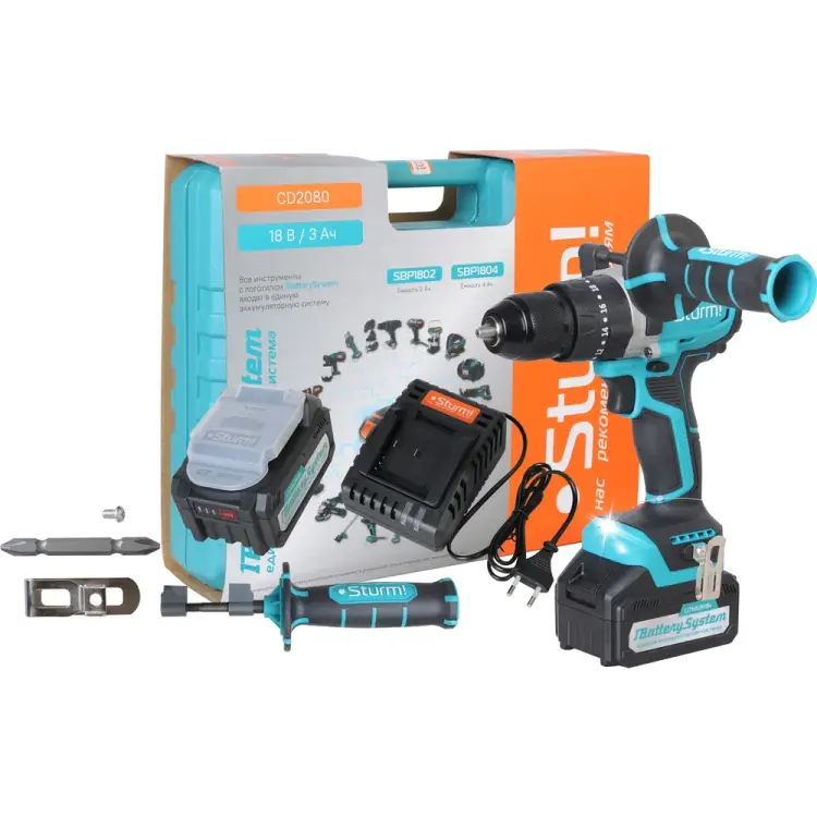 Аккумуляторный шуруповерт Sturm CD2080 Аккумуляторный шуруповерт Sturm CD2080