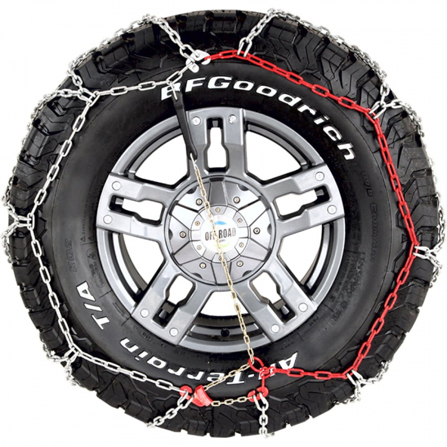 Цепи противоскольжения РИФ 235/80R17, 235/85R16, 245/65R18, 245/75R17, 255/55R19 4x4 "соты" 16 мм