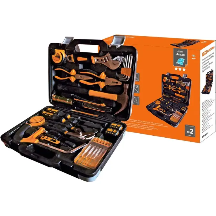 Универсальный набор инструментов TDM ELECTRIC №2 Алмаз SQ1014-0102