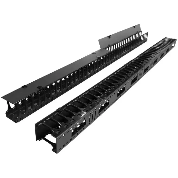 Вертикальные органайзеры для шкафов Business шириной 800 мм TWT TWT-CBB-DVO-47U/M