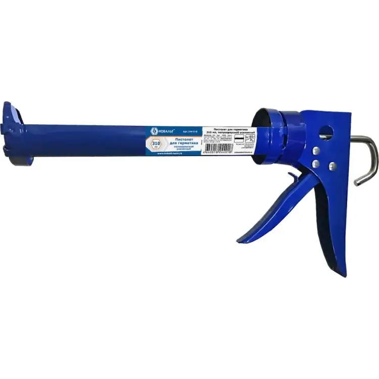 Пистолет для герметика КОБАЛЬТ 244-018 Пистолет для герметика КОБАЛЬТ 244-018