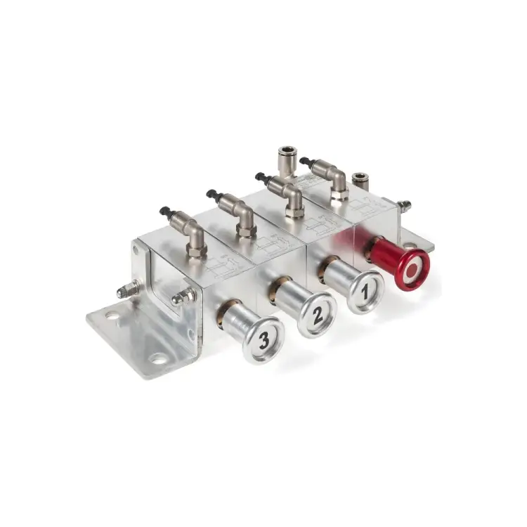 Пневматический блок управления донными клапанами автоцистерны TITAN LOCK TLCU3