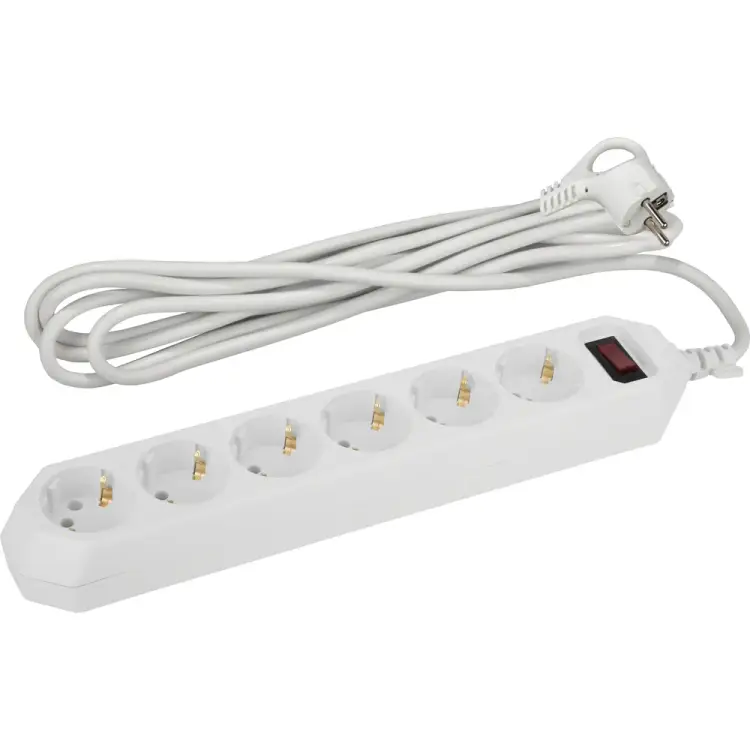Сетевой фильтр ЭРА USF-6es-3m-W-BOX Б0037262