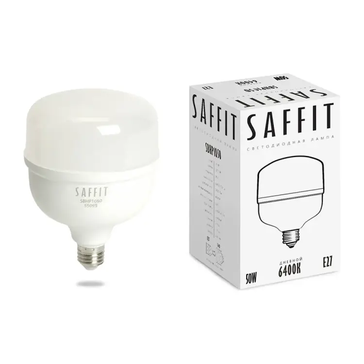 Светодиодная лампа SAFFIT SBHP1050 50W 230V E27-E40 6400K 55095